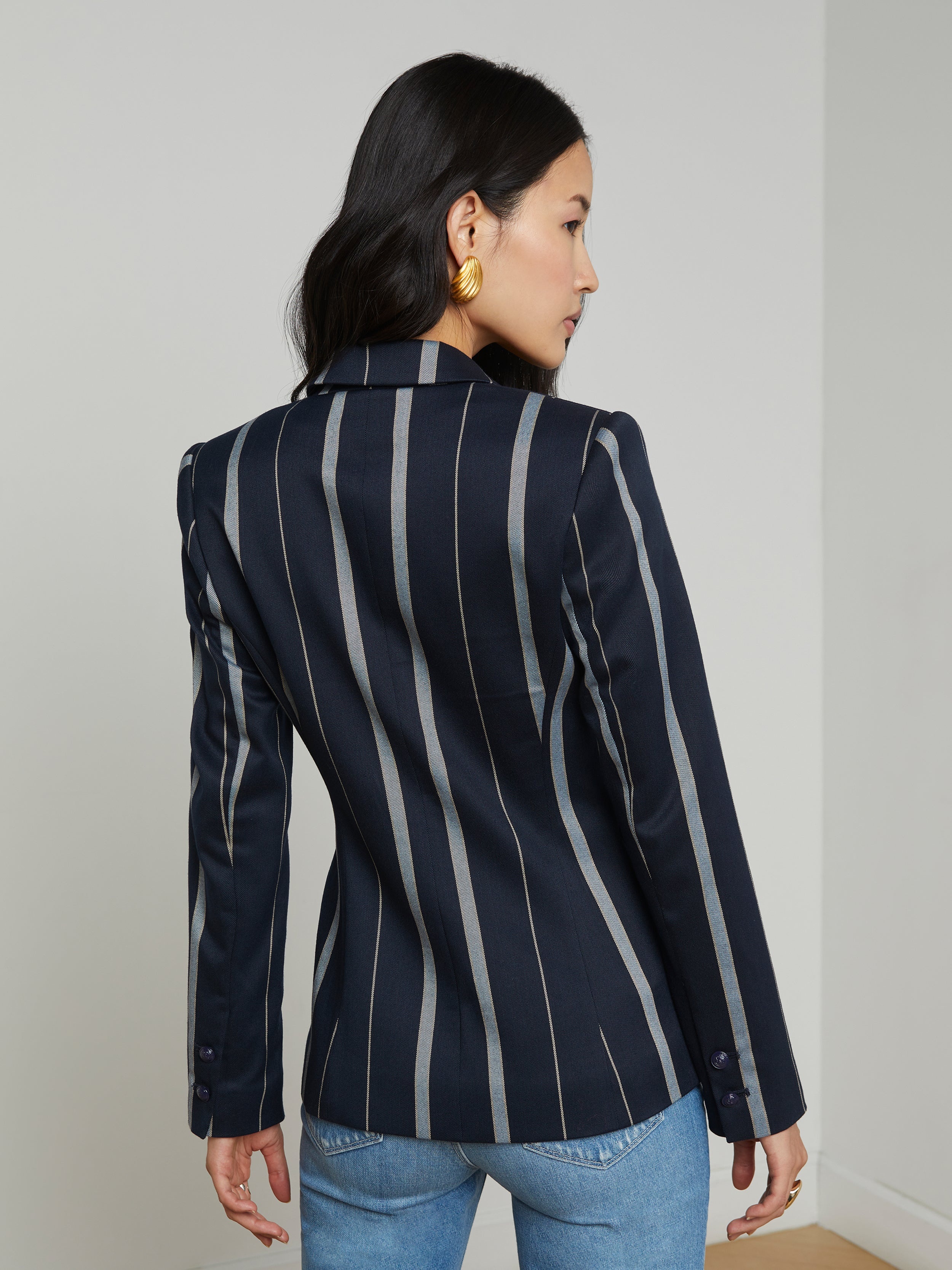 Clementine Striped Blazer - 5