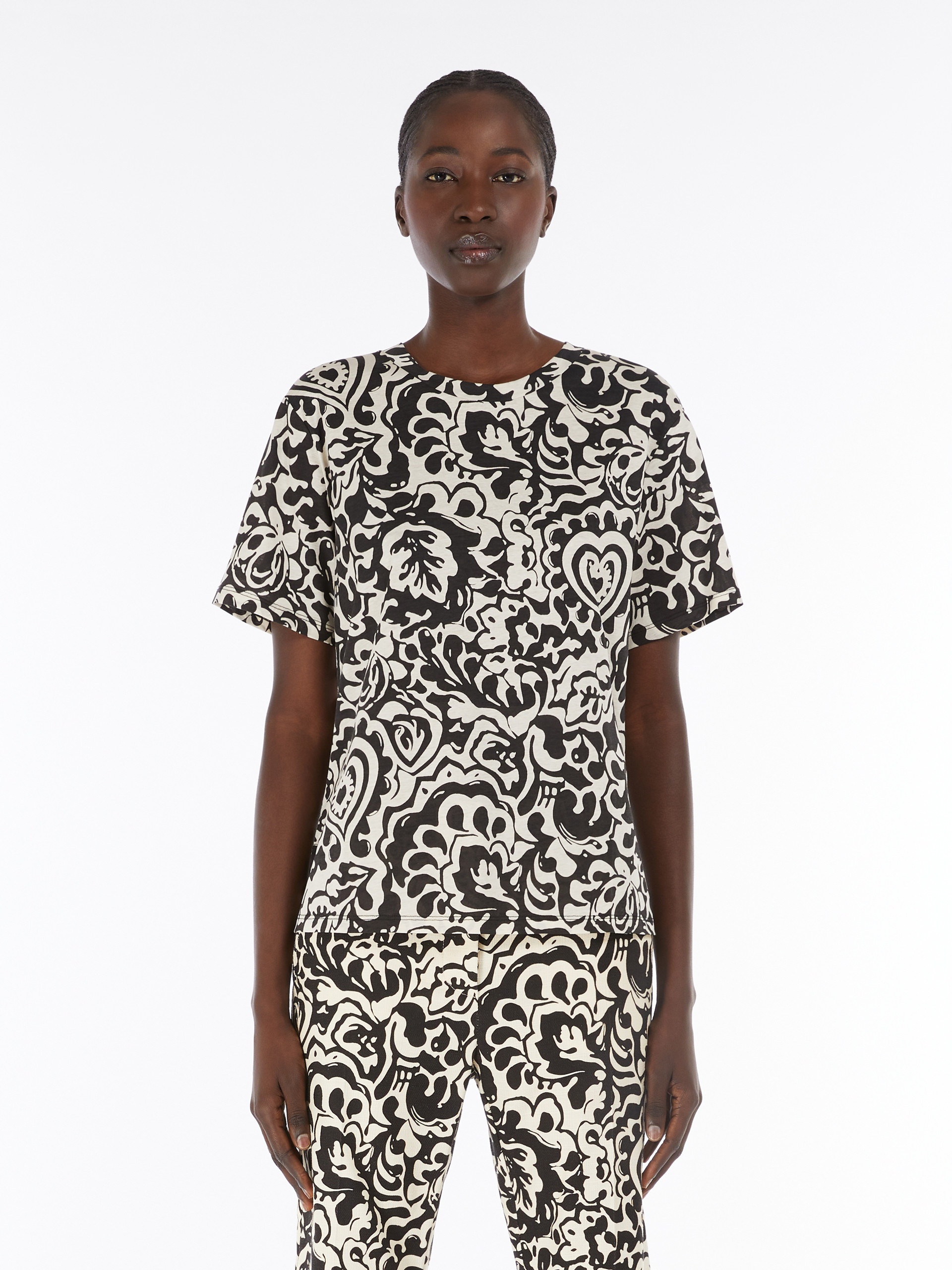 CADINE Printed jersey T-shirt - 3