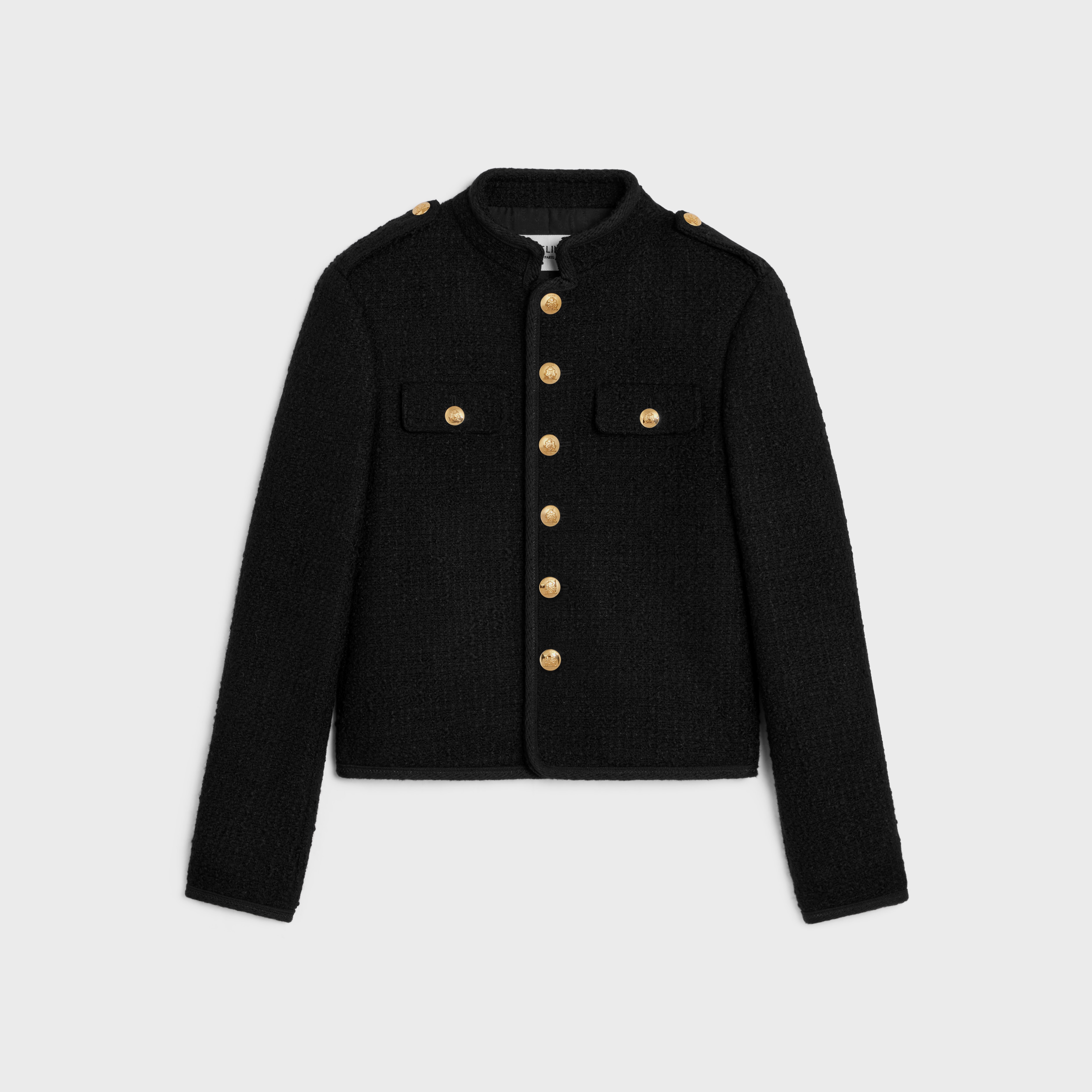 military jacket in bouclé tweed - 1