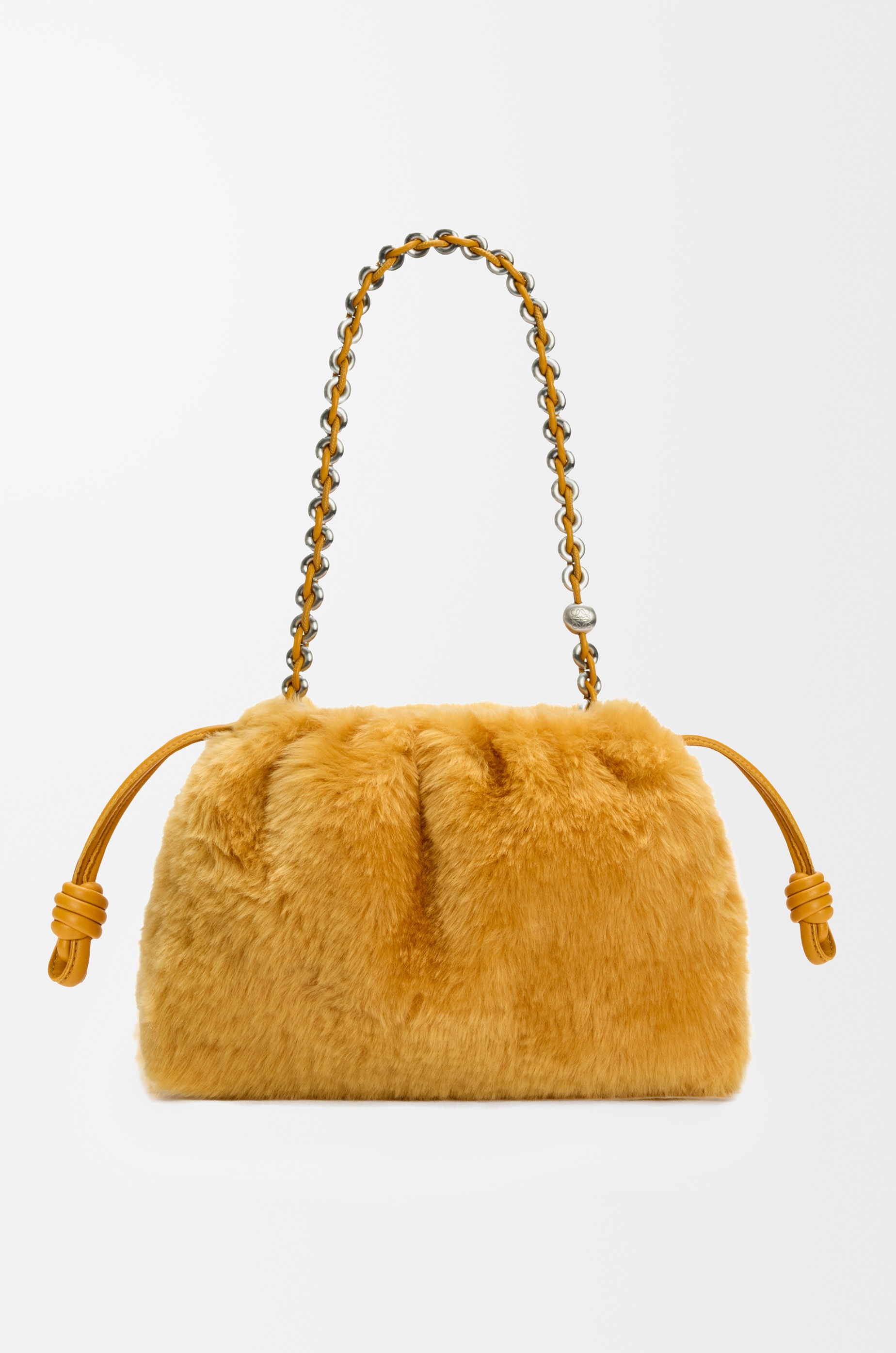 Medium Flamenco purse in shearling - 5