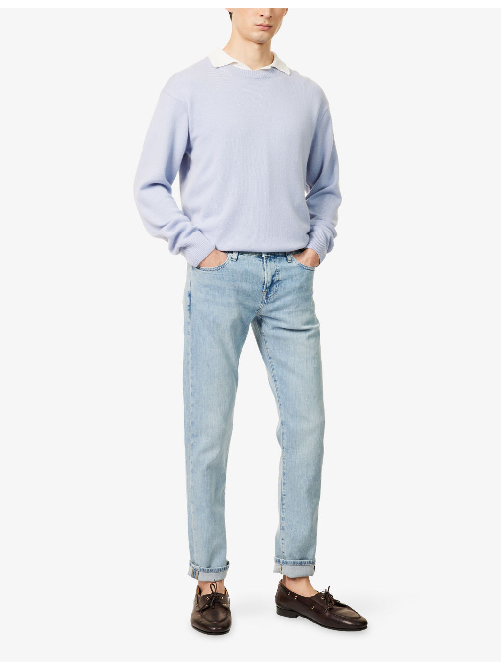 L’Homme slim-fit slim-leg cotton-blend denim jeans - 2