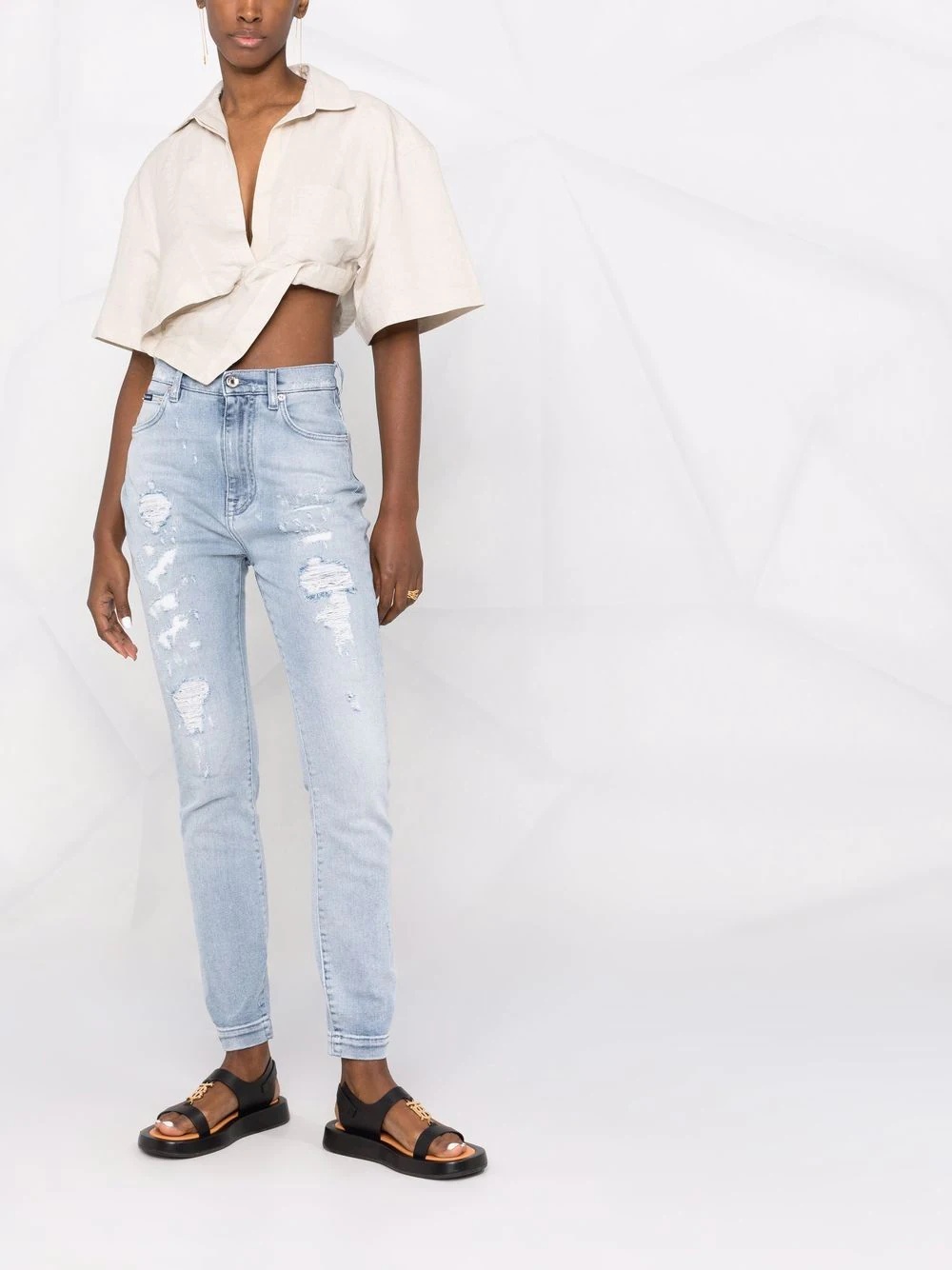 Grace distressed skinny jeans - 2