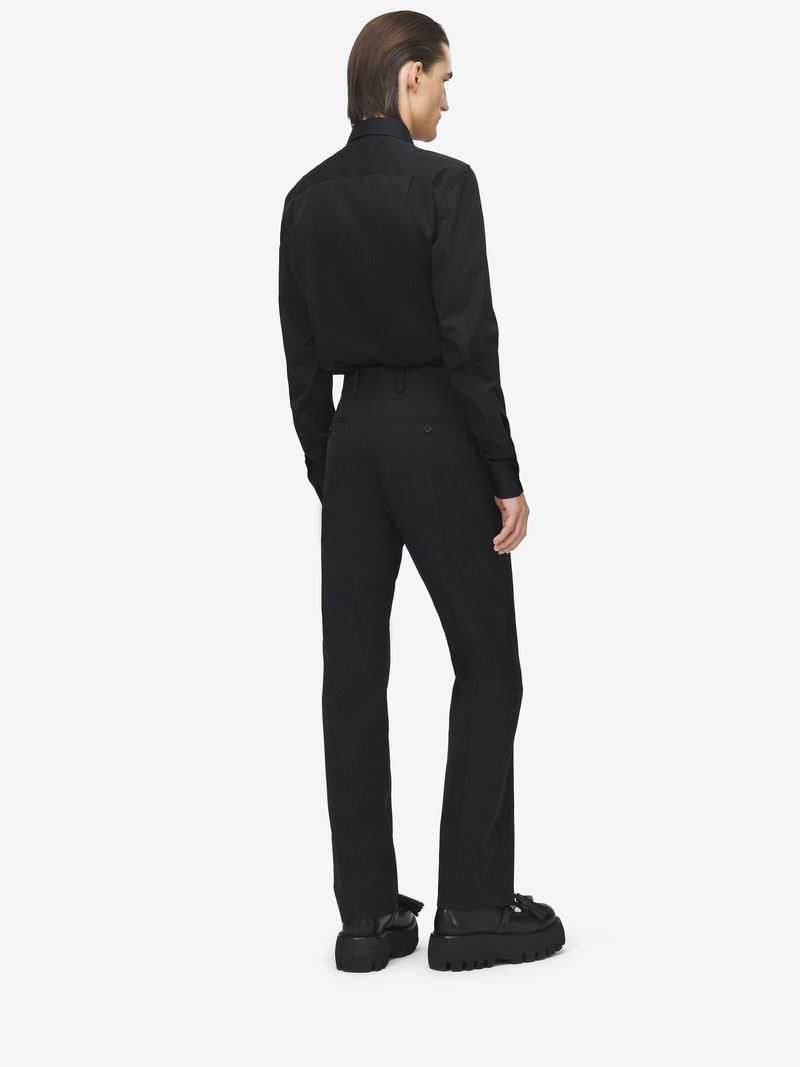 Straight Leg Tailored Trousers 4