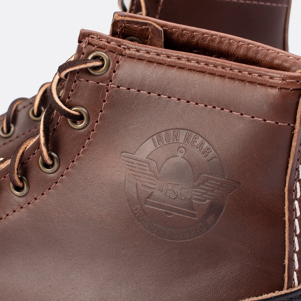 Iron Heart Int’l x Division Road x Wesco® - 7" Black/Brown Horsehide Jobmaster® - 7