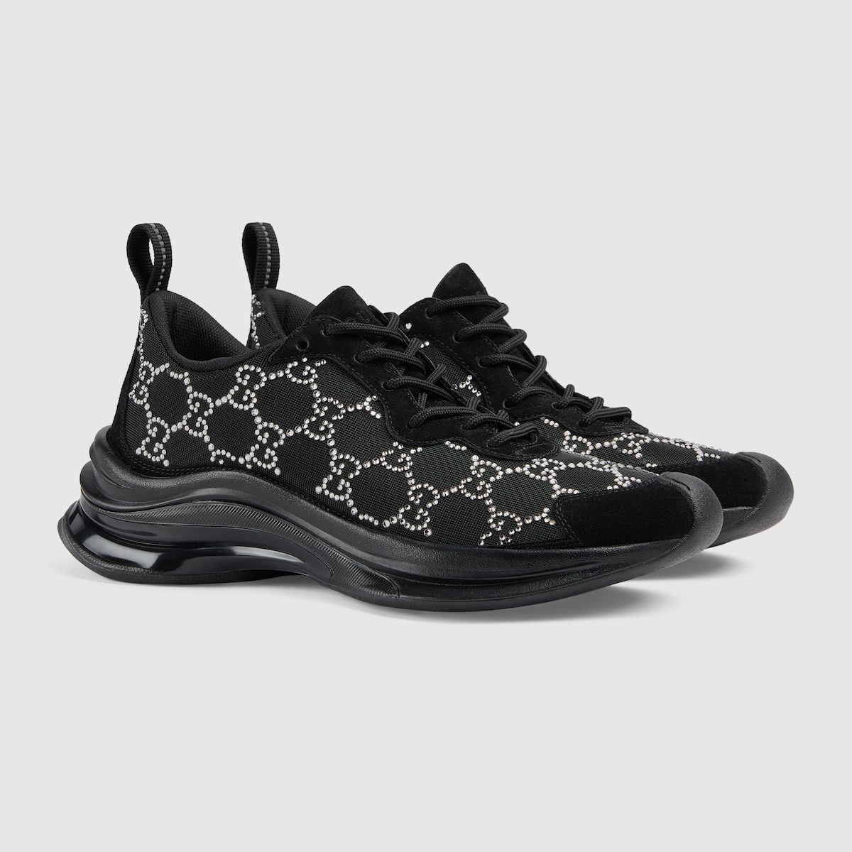 GUCCI Women's Gucci Run GG crystal sneaker | REVERSIBLE