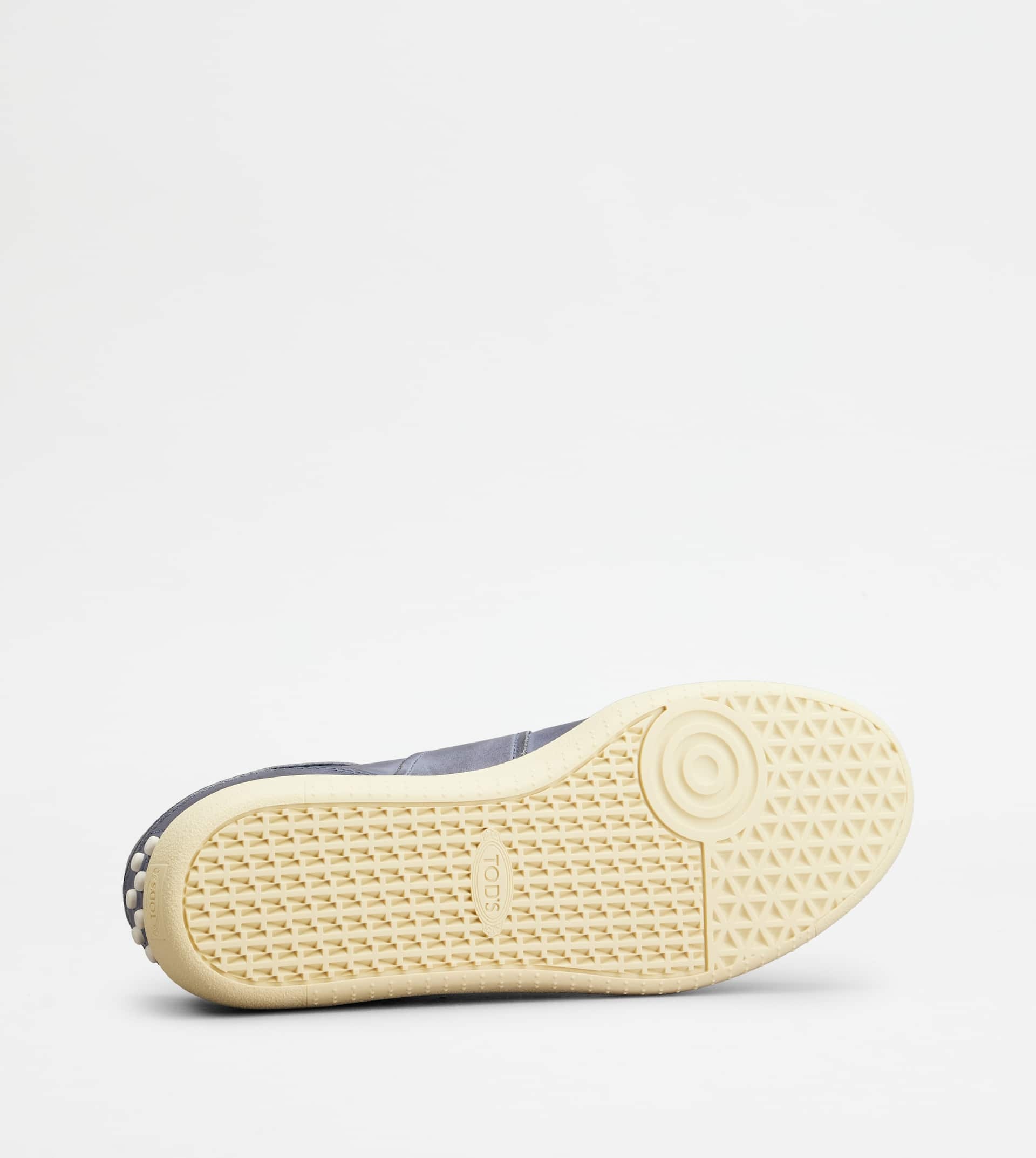 TOD'S TABS SNEAKERS IN LEATHER - BLUE - 4