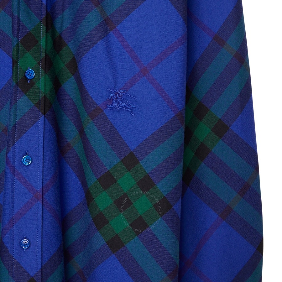 Burberry Vintage-Check Patterned Button-Up Cotton Shirt - 3