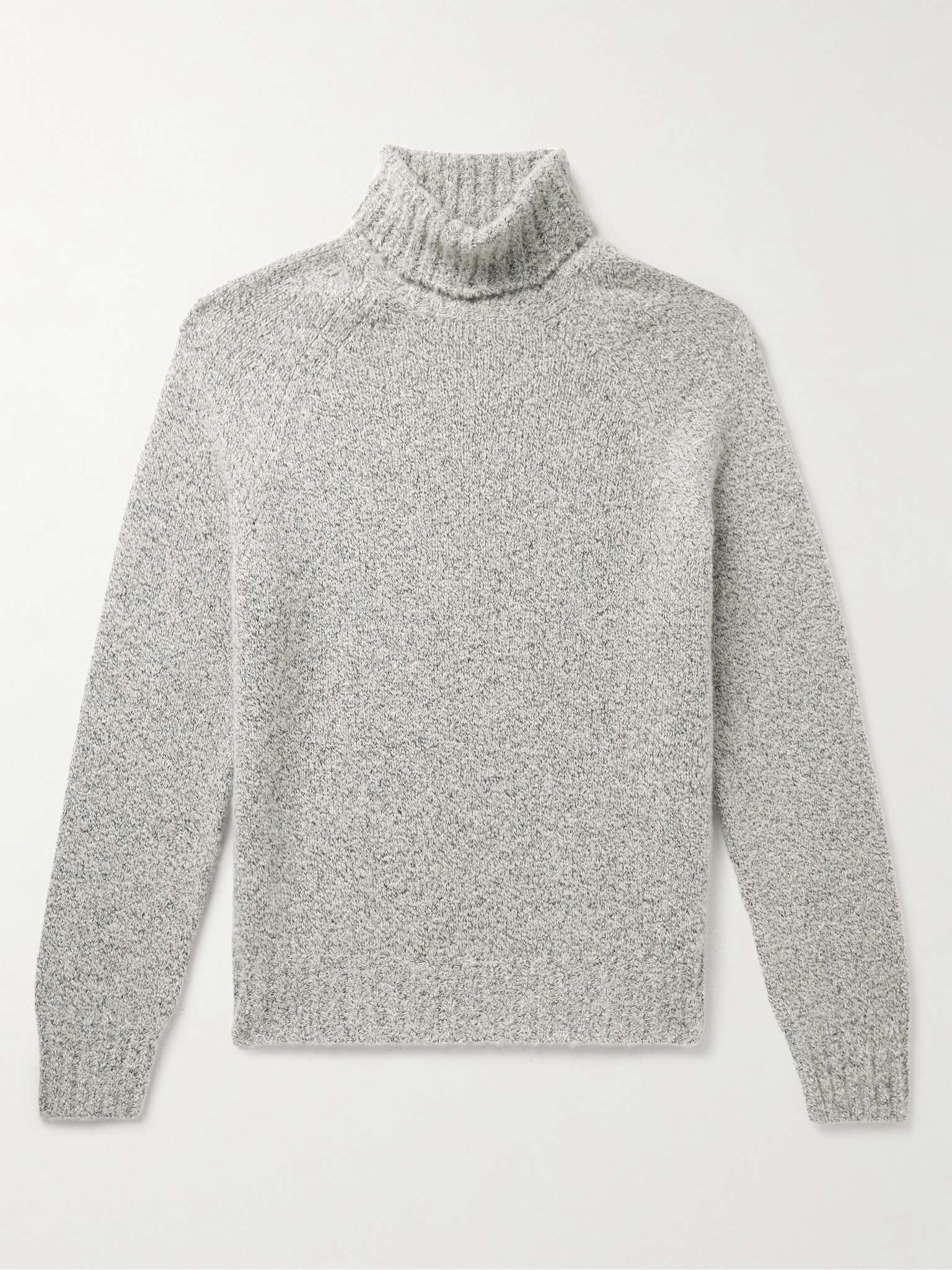 Cashmere and Silk-Blend Rollneck Sweater - 1
