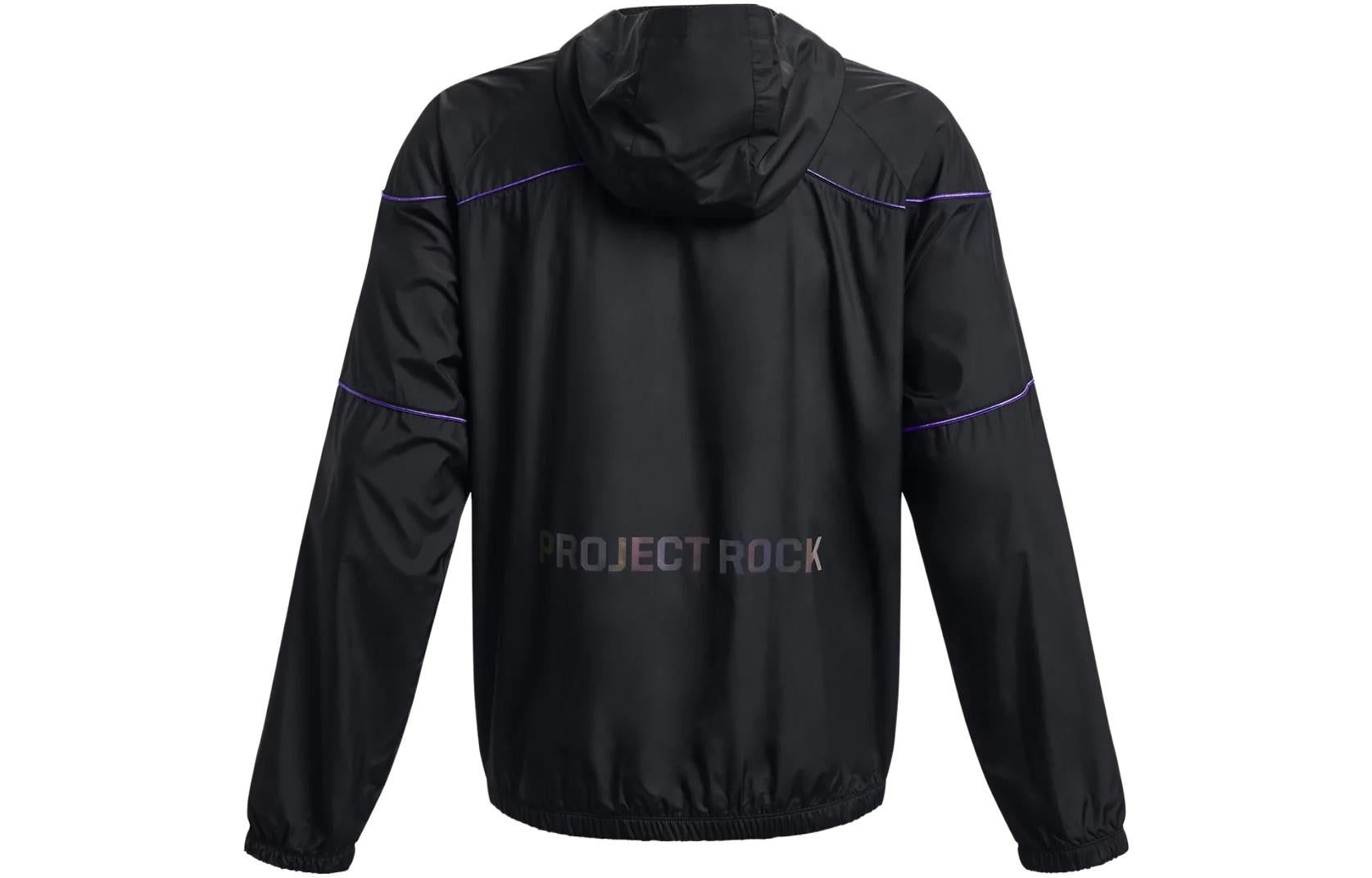 Under Armour Project Rock Anorak Jacket 'Black' 1380128-001 - 2