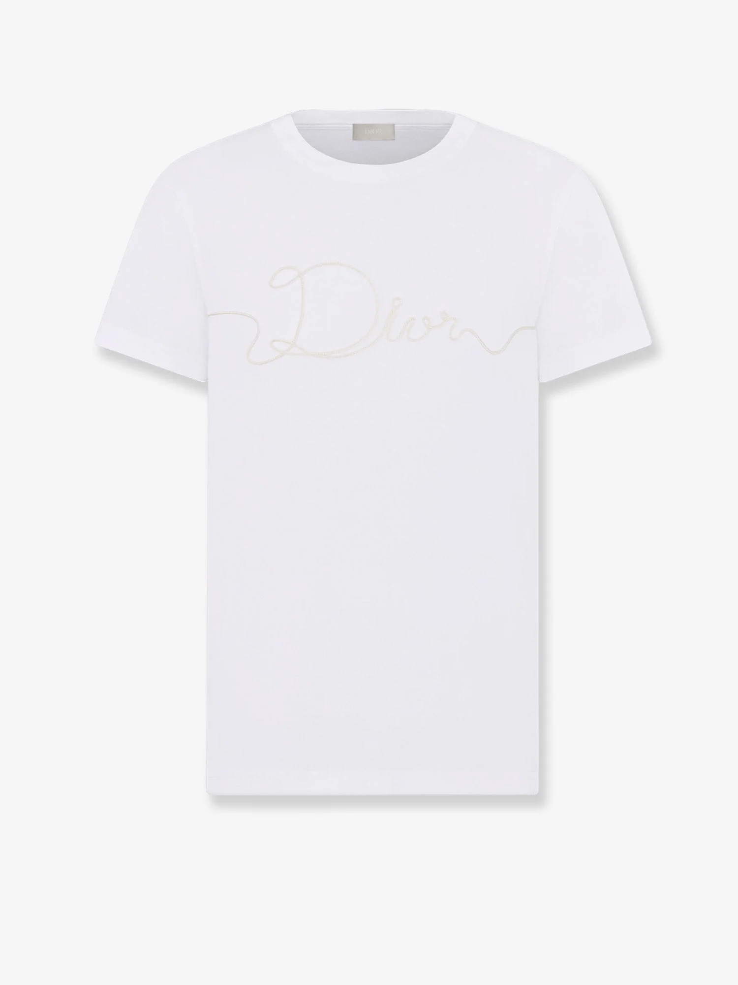 Dior Men Dior Ribbon Cotton T-Shirt - 1
