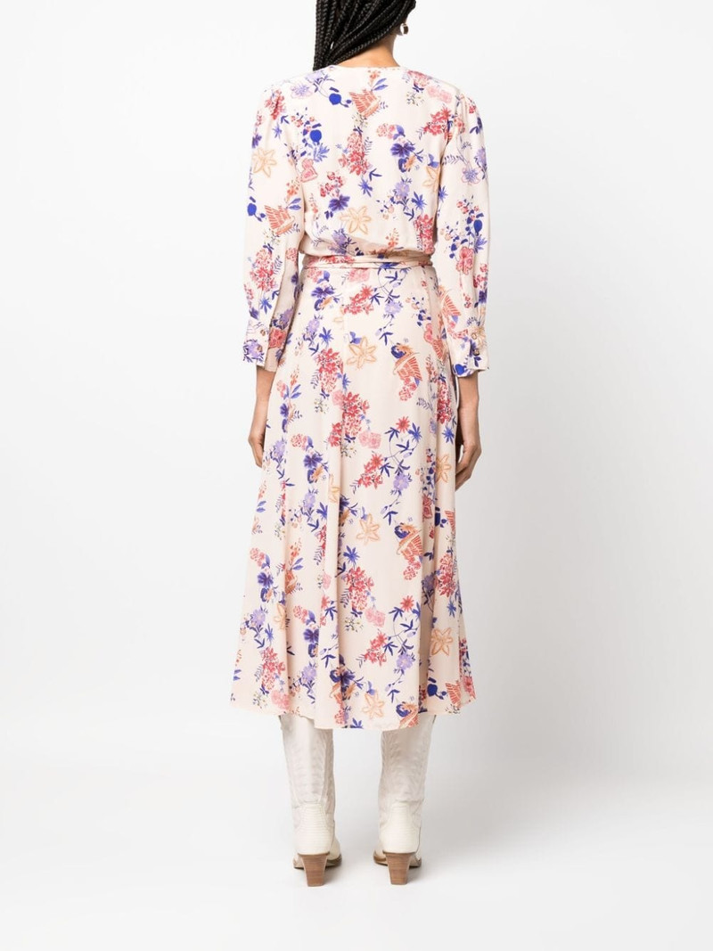 Belle De Jour floral-print wrap dress 4