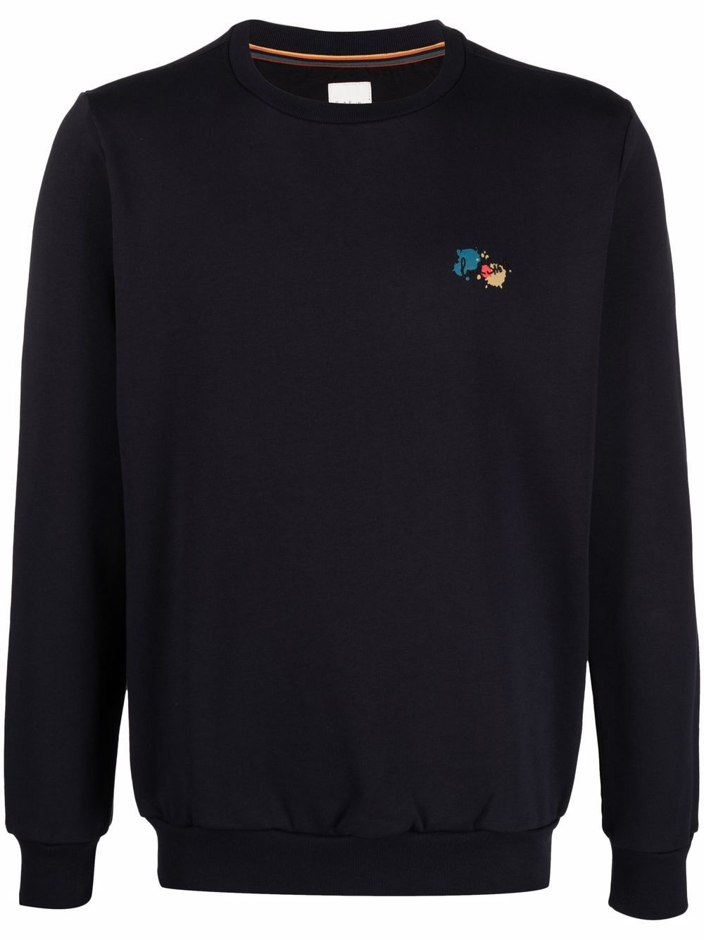 chest-logo crewneck sweater - 1