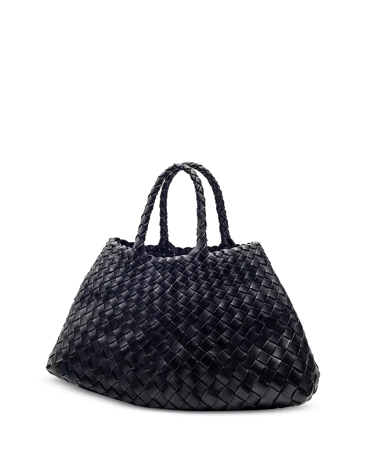 Santa Small Crocheted Leather Bag - 3