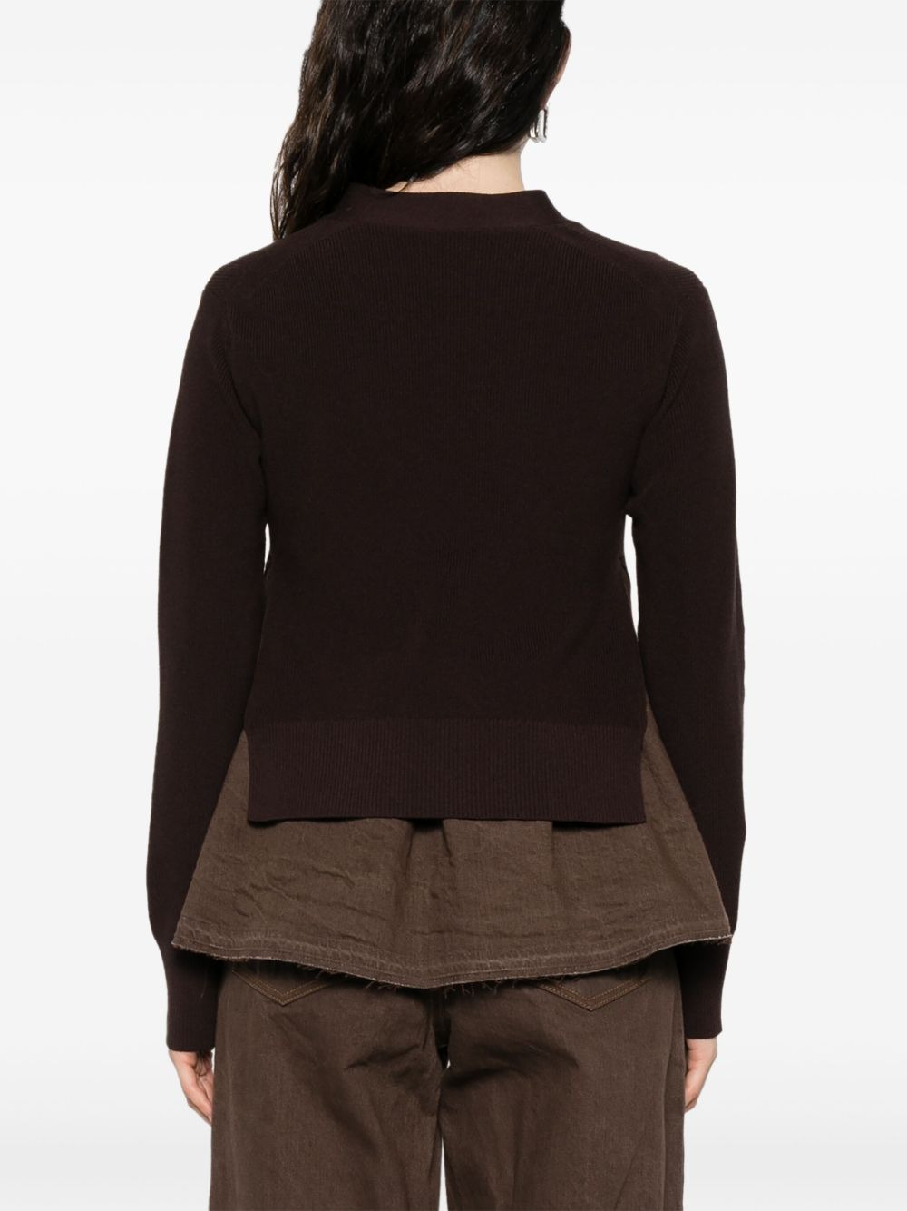 layered cardigan - 4