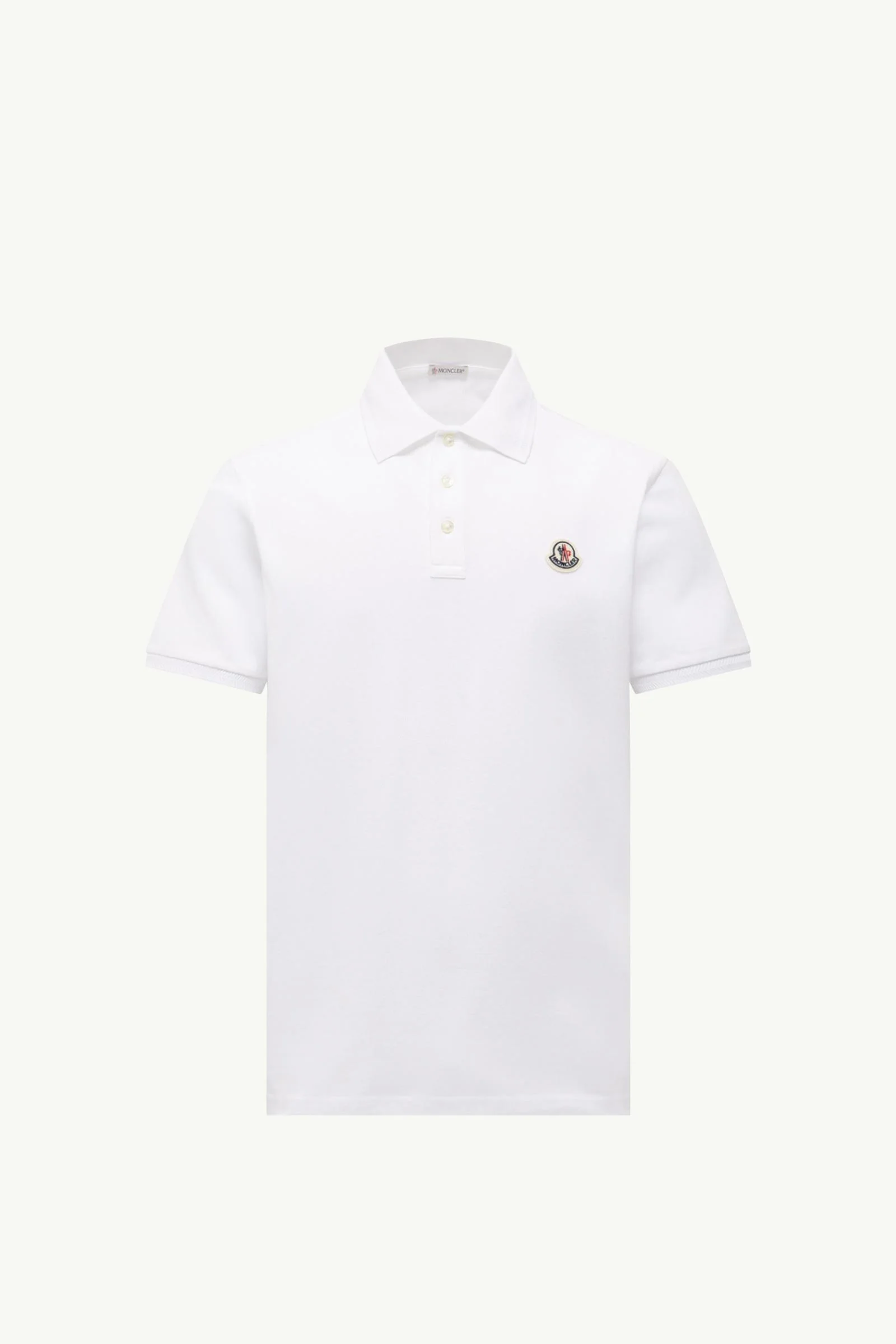 Logo Patch Cotton Piquet Polo Shirt - 1