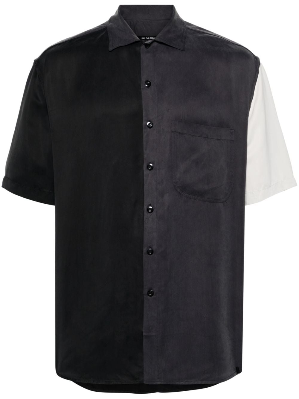 two-tone short-sleeve shirt - 1