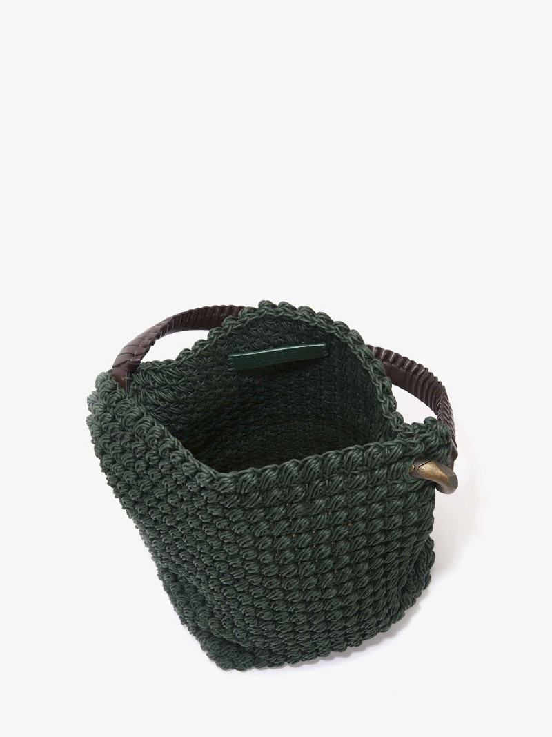 LARGE JWA CORNER BUCKET - TOP HANDLE BAG 3