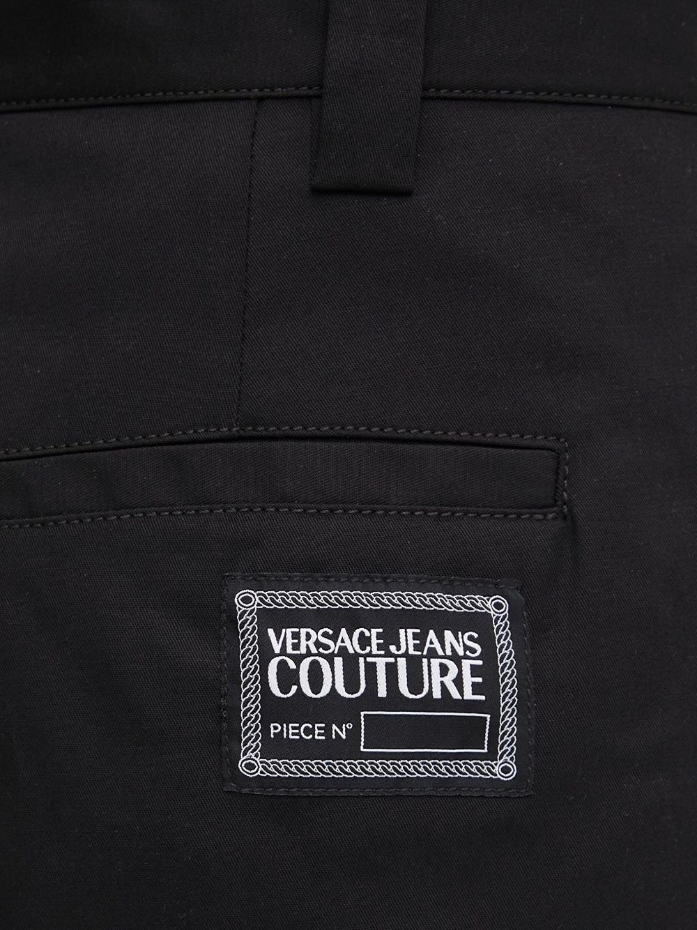 logo-appliqué pleat-detail trousers - 3