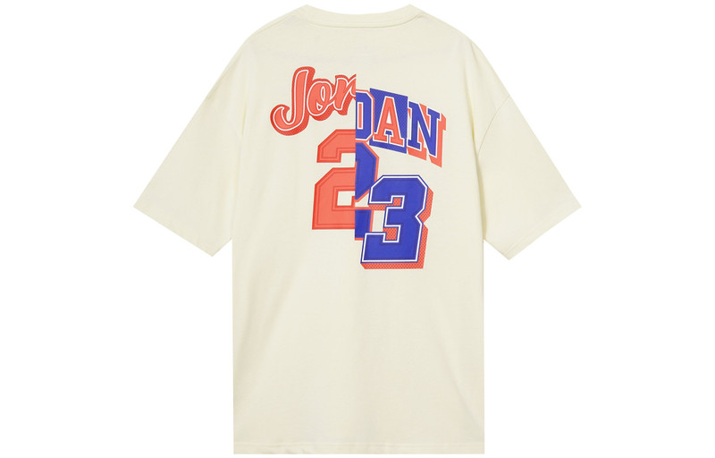 Jordan Air Jordan Oversized Crew T-Shirt 'Beige' FQ0359-113 outlook