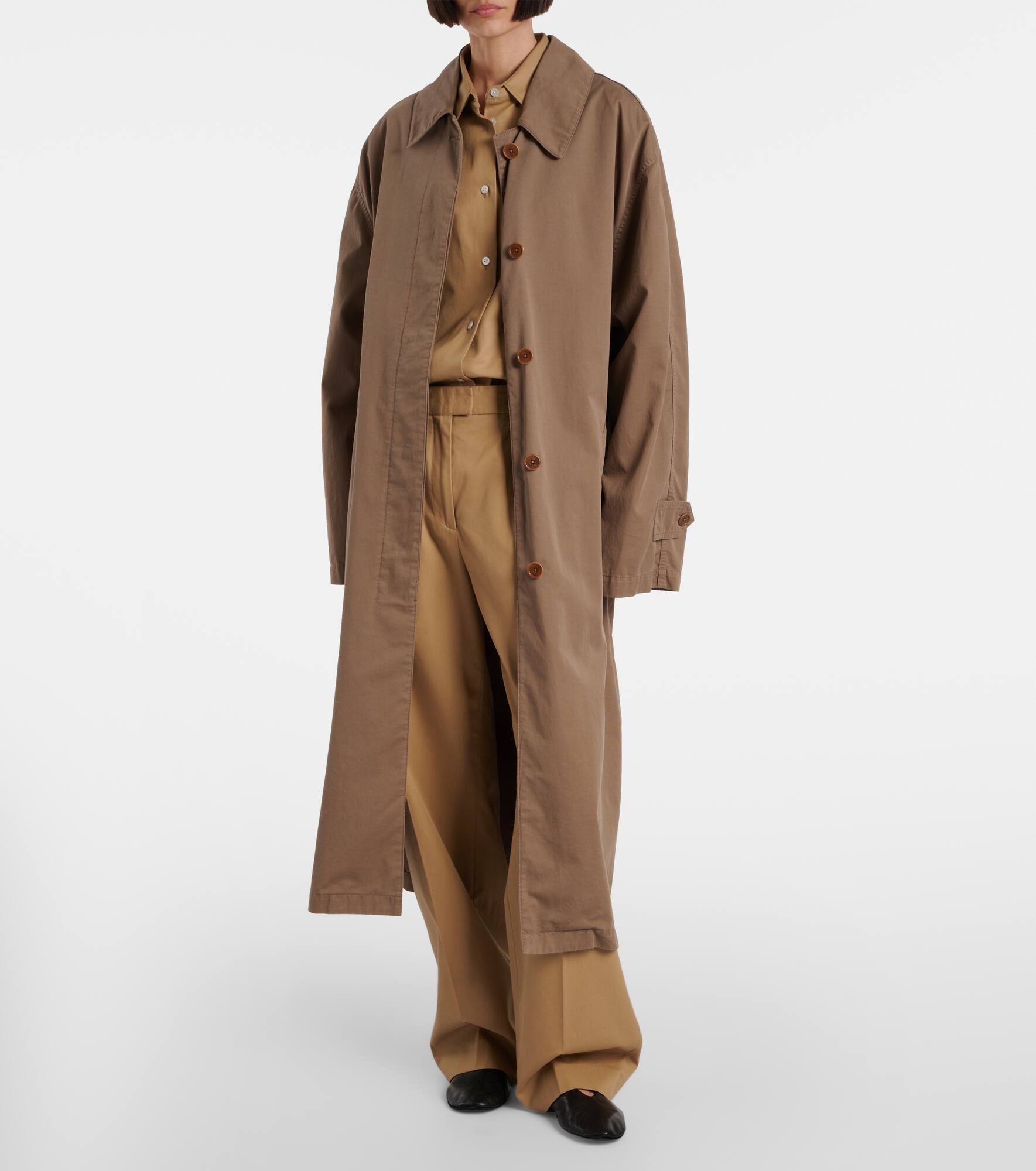 コート [THE ROW] ROCCO COAT THE ROW Rocco Cotton-Cashmere Long Trench Coat - Bergdorf