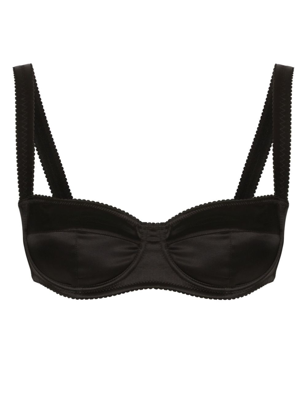Satin Balconette Bra - 1