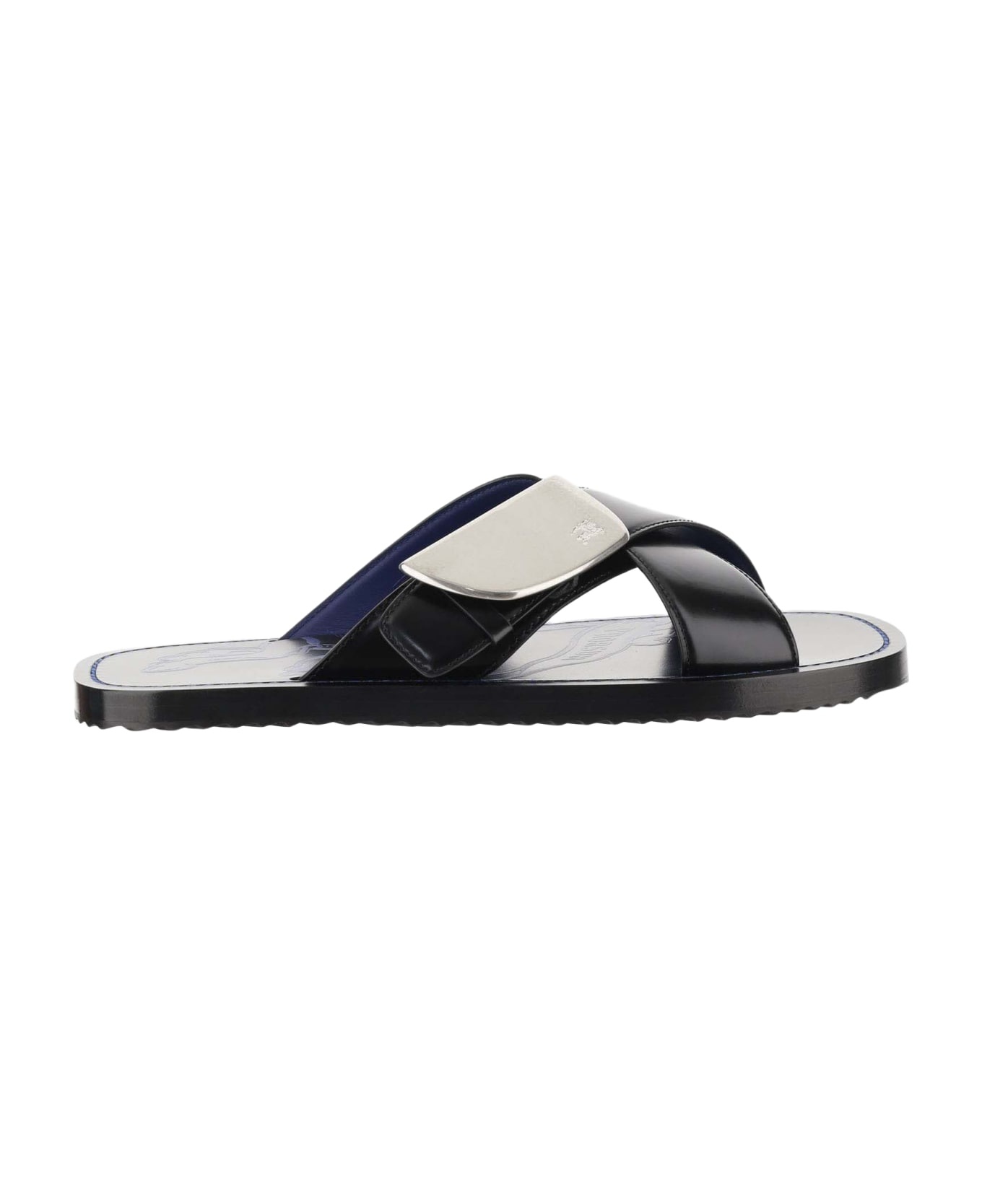 【BURBERRY】STRIP SHIELD SLIP ON◆8088046155943 burberry-strip-shield-leather-