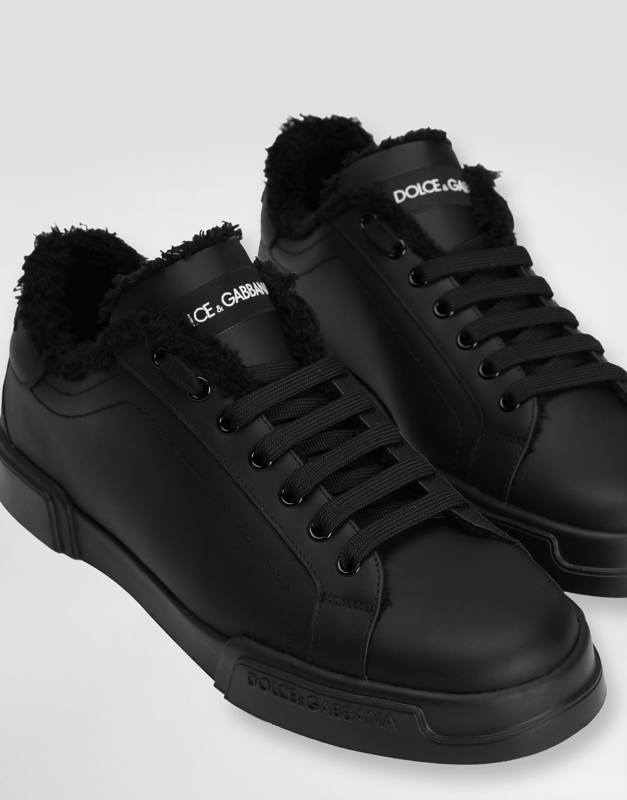 Portofino light calfskin sneakers - 4
