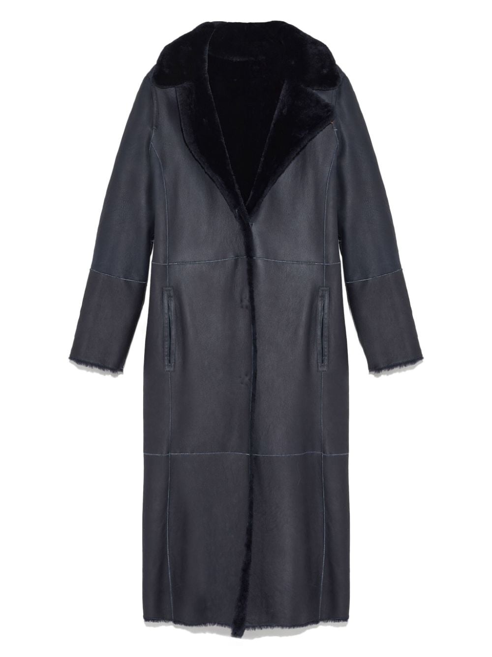 reversible lacon-lambskin coat - 3