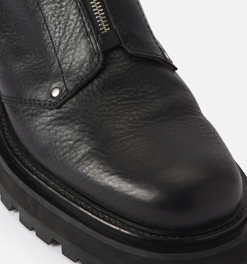 Zipped Boots With Notched Sole 6
