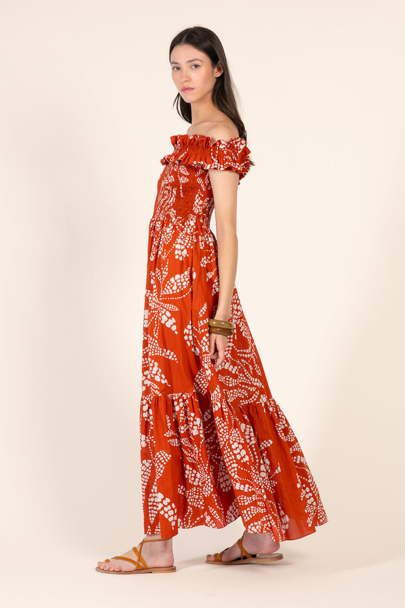 Long Dress Suzanne - Paprika Austral 4