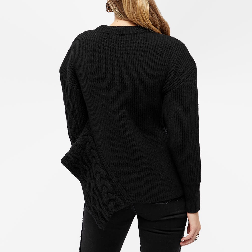 Alexander McQueen Asymetric Cable Knit - 3