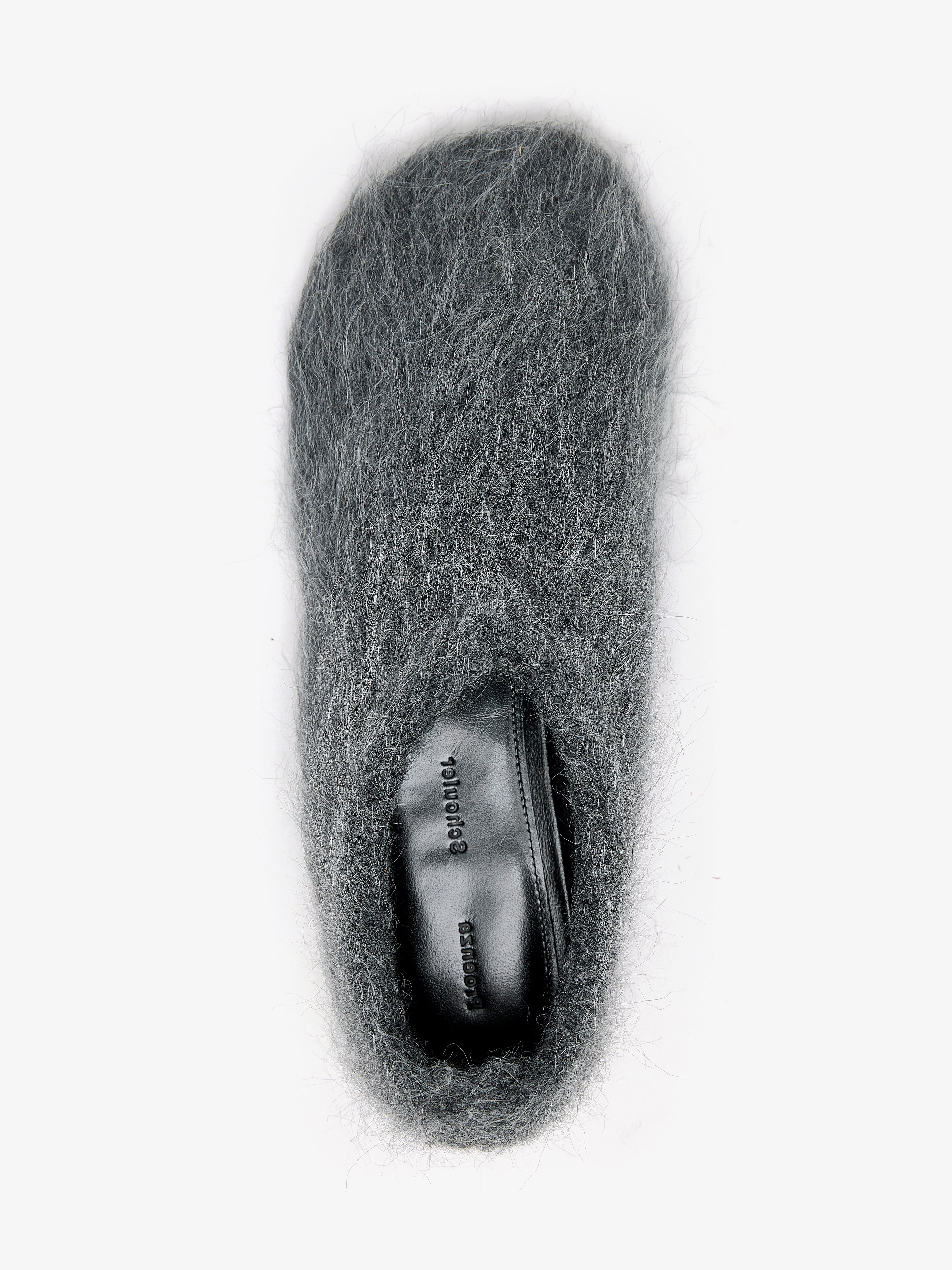 Glove Knit Slippers in Mohair Knit - 3