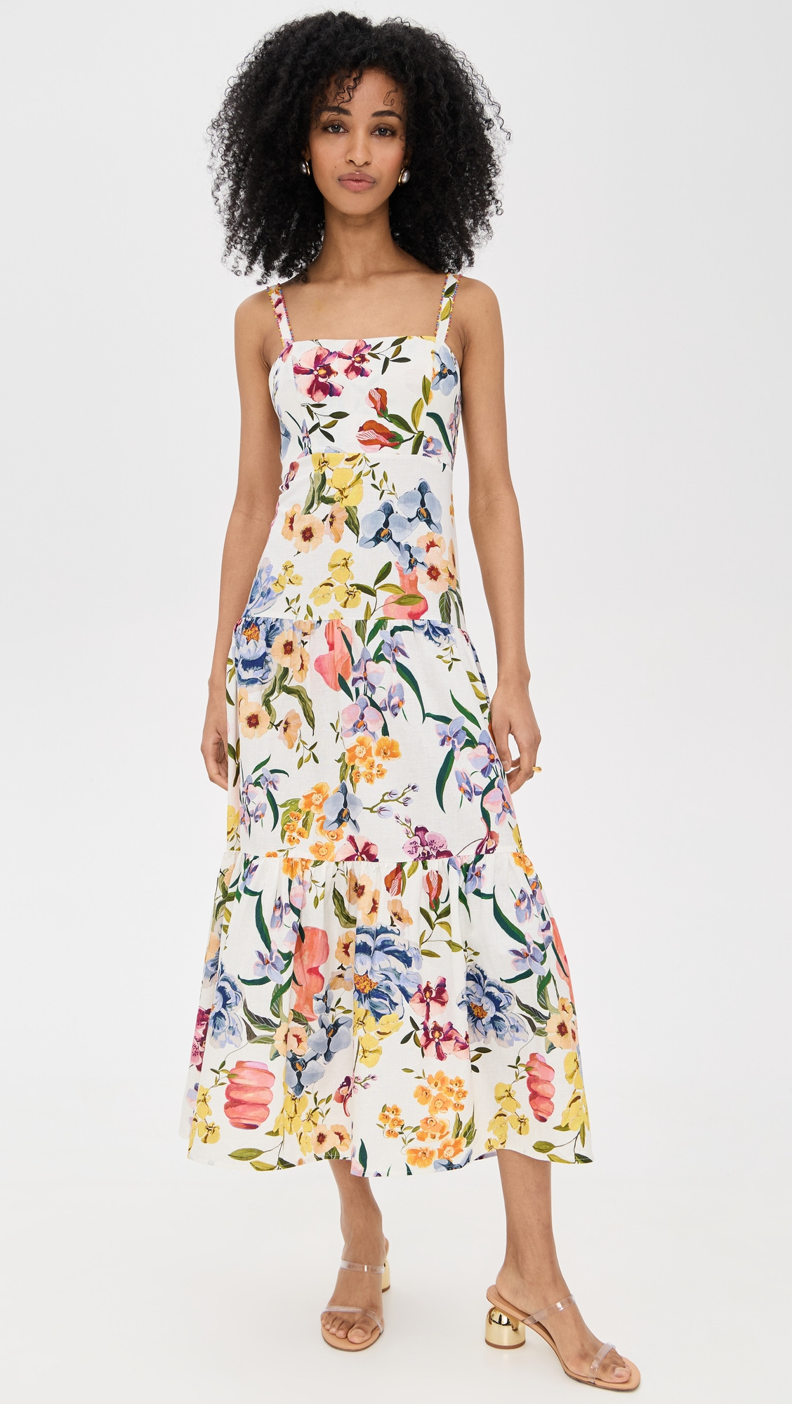 Greek Garden Sleeveless Maxi Dress - 6