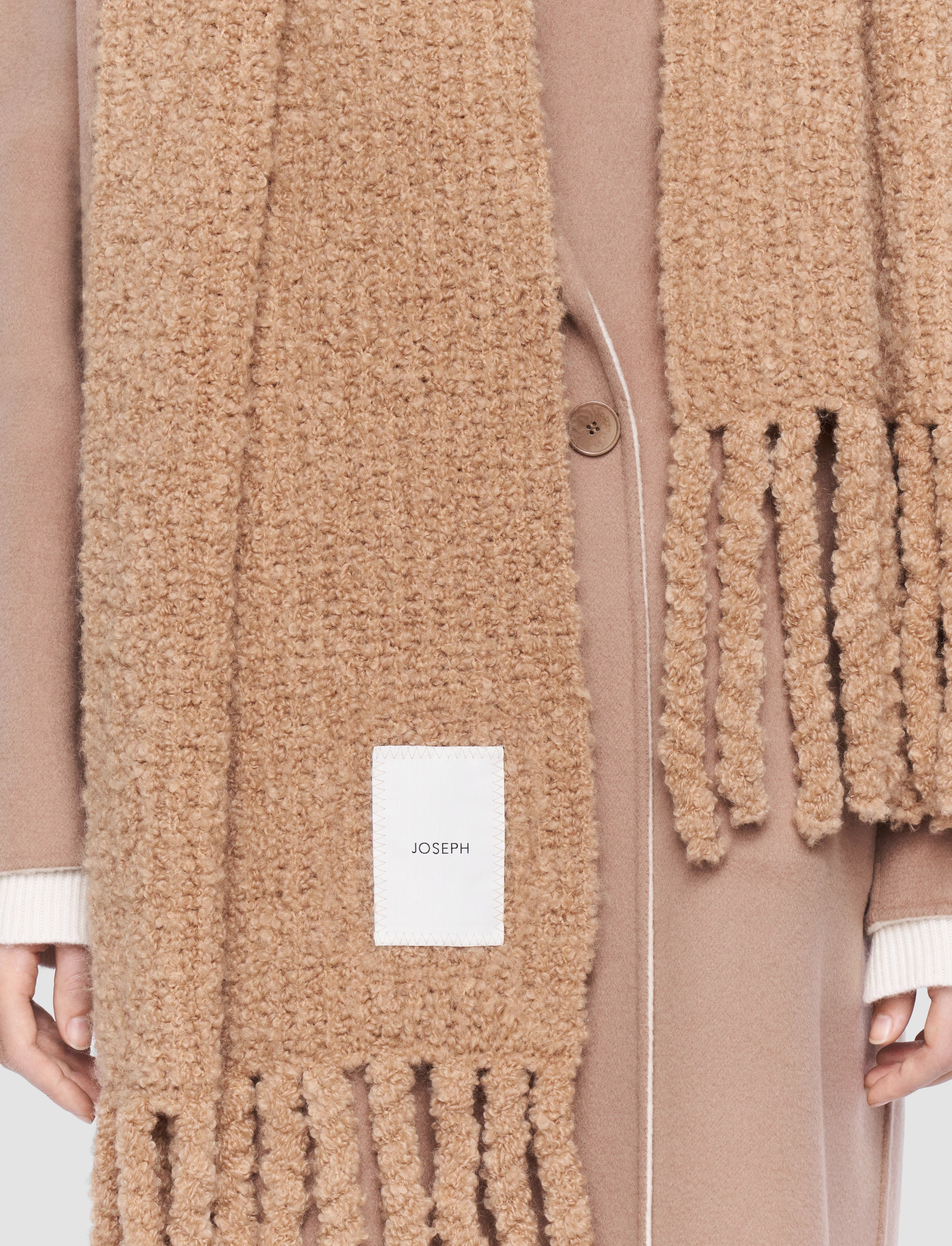 Bouclé Knit Scarf - 4