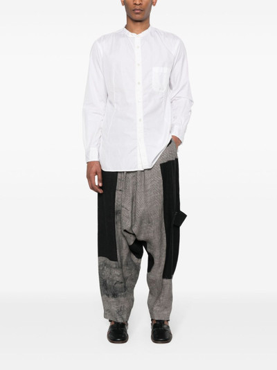 Yohji Yamamoto plain cotton shirt outlook