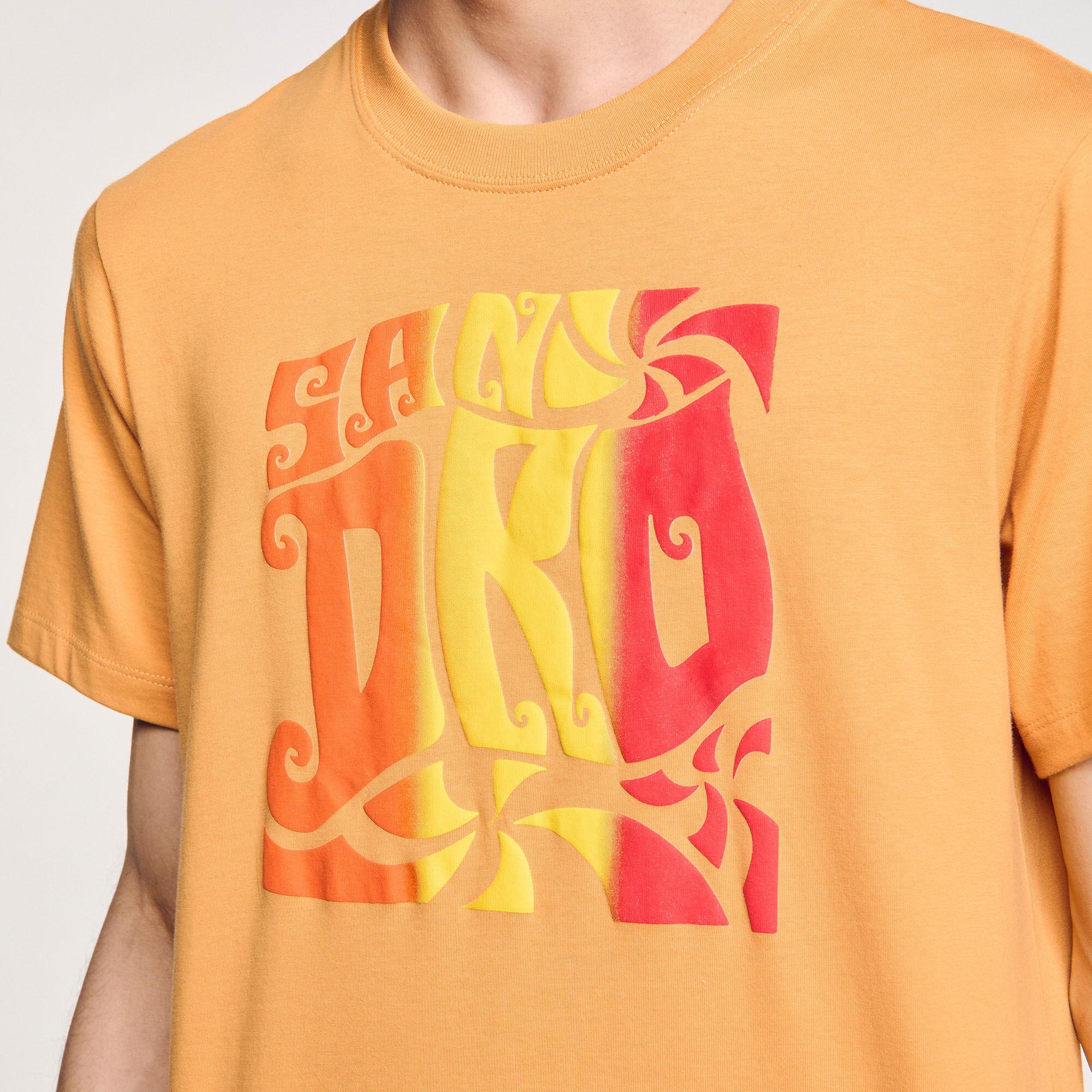 WAVE PRINT COTTON T-SHIRT - 3