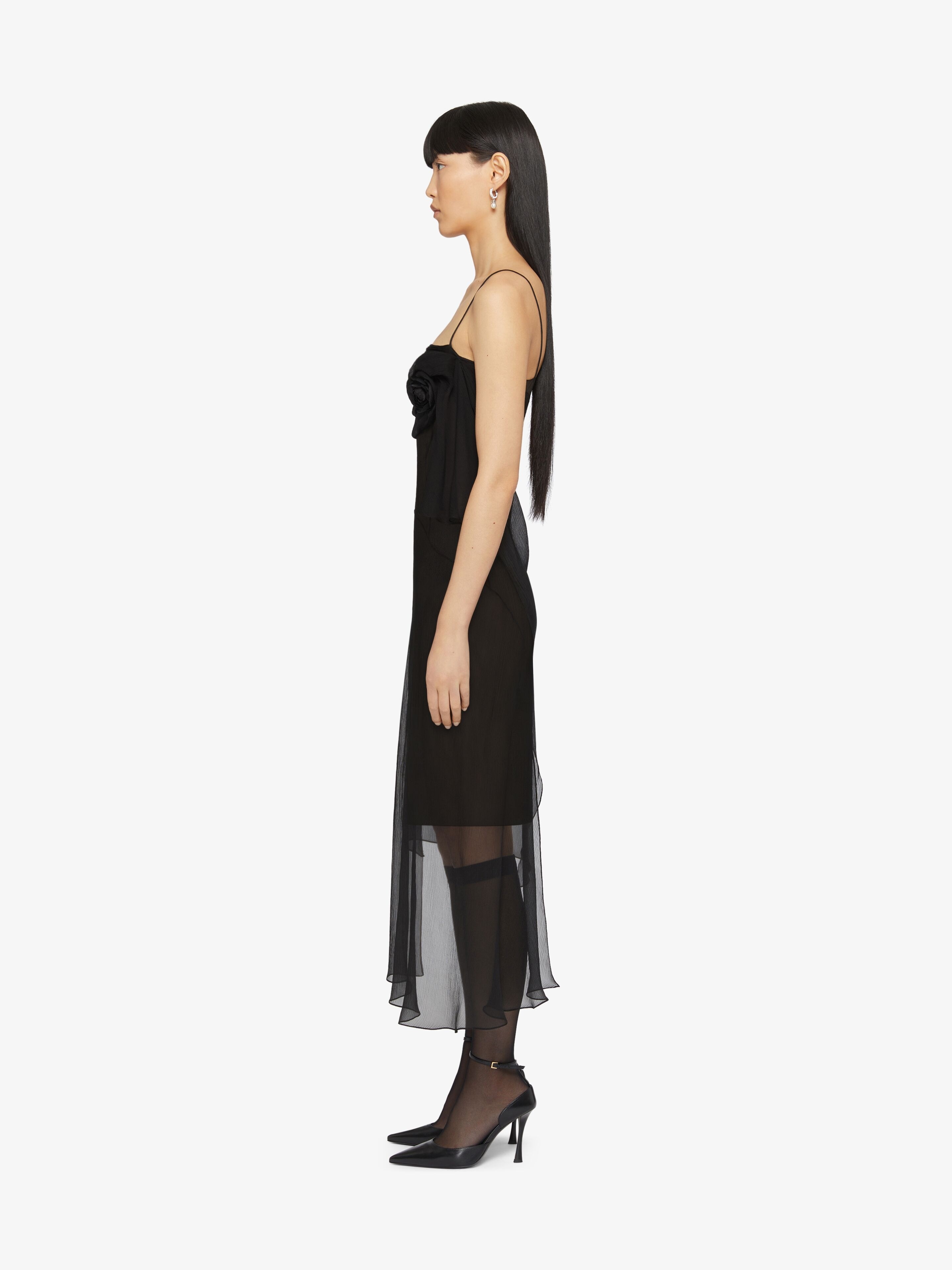 STRAPS DRESS IN MUSLIN - 3