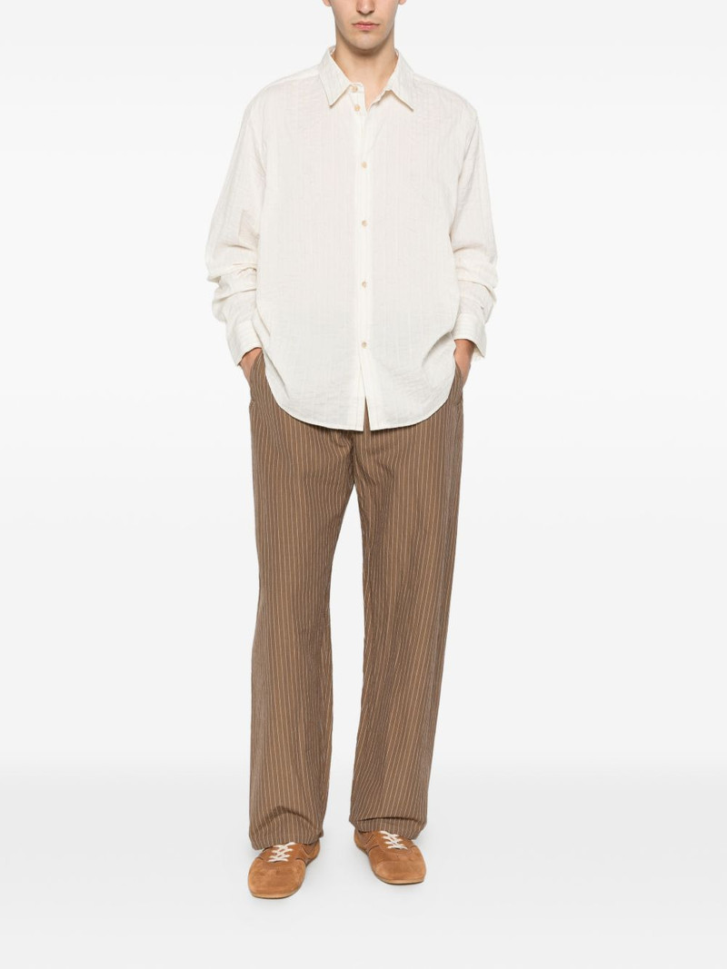 A KIND OF GUISE Samurai stripe drawstring trousers outlook