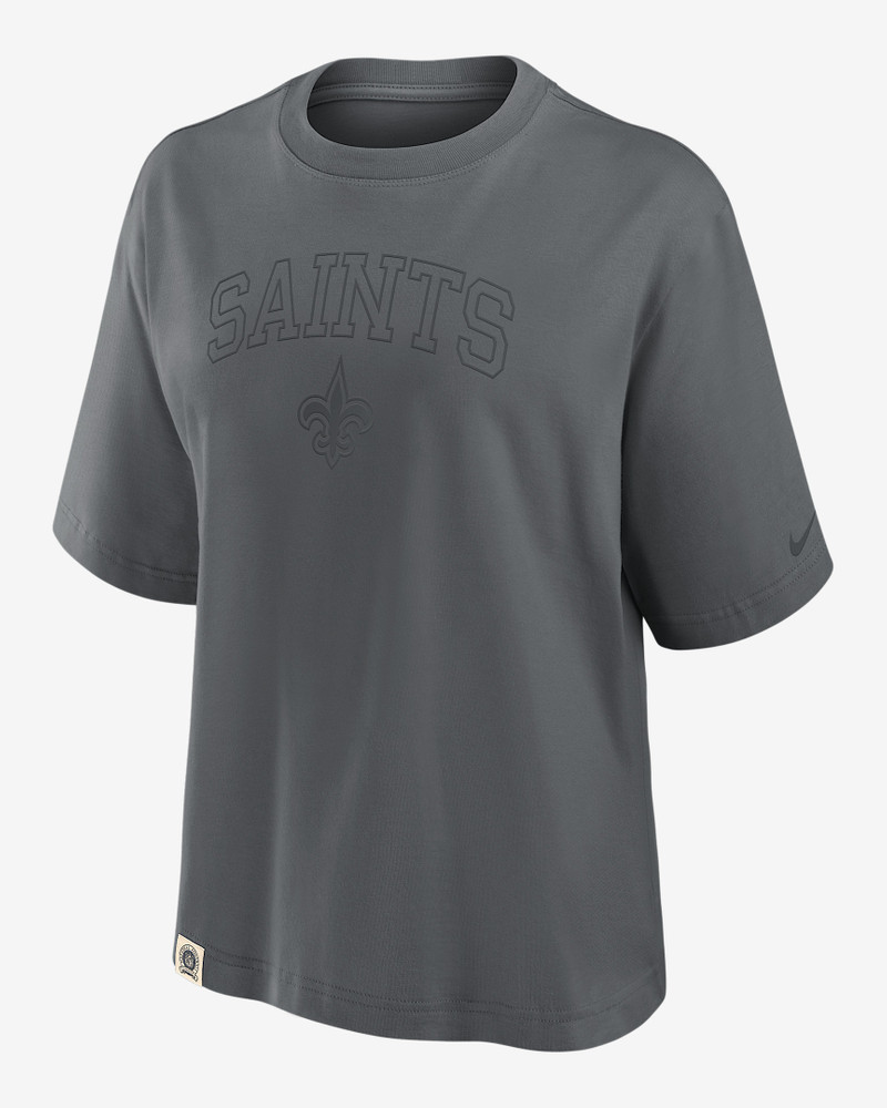 New Orleans Saints Arch Boxy Women's Nike NFL T-Shirt 1