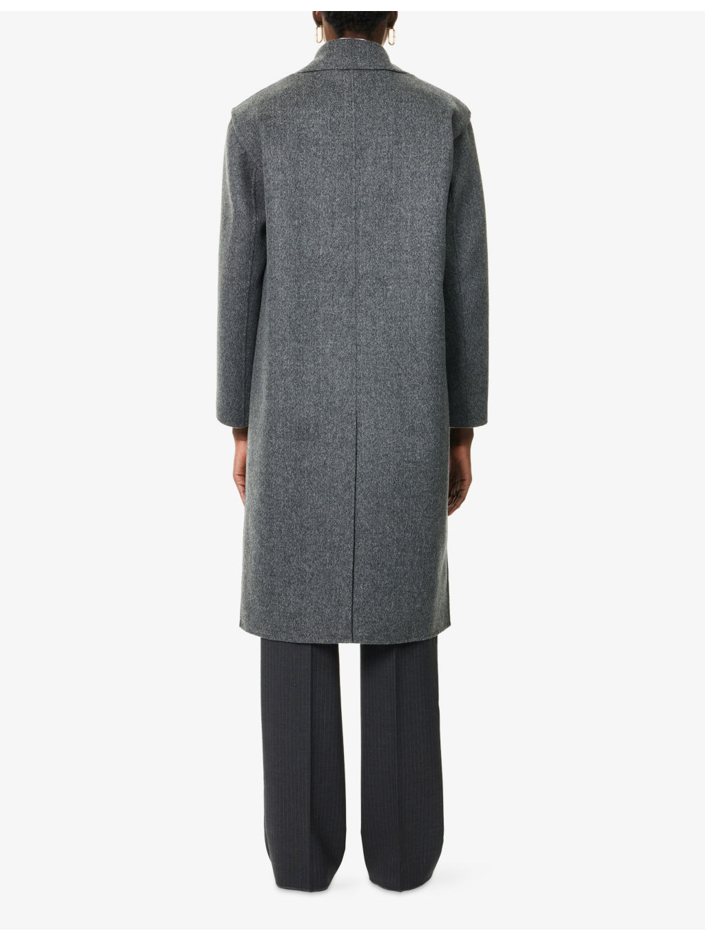 Reversible Notch-Lapel Wool Coat - 4