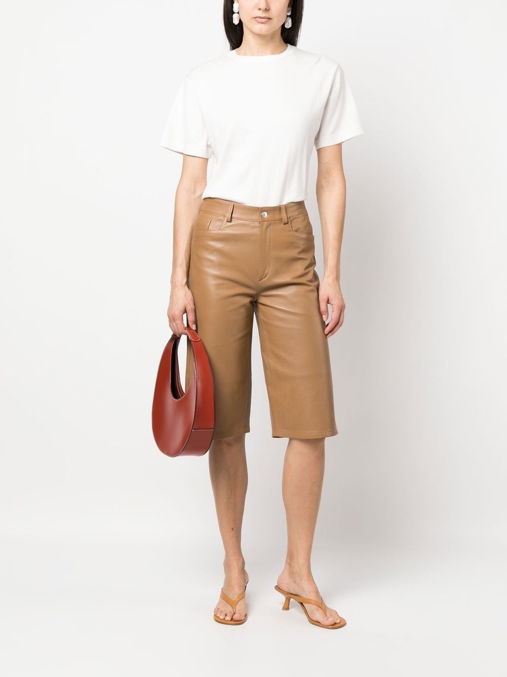short-sleeve cotton-blend T-shirt - 2