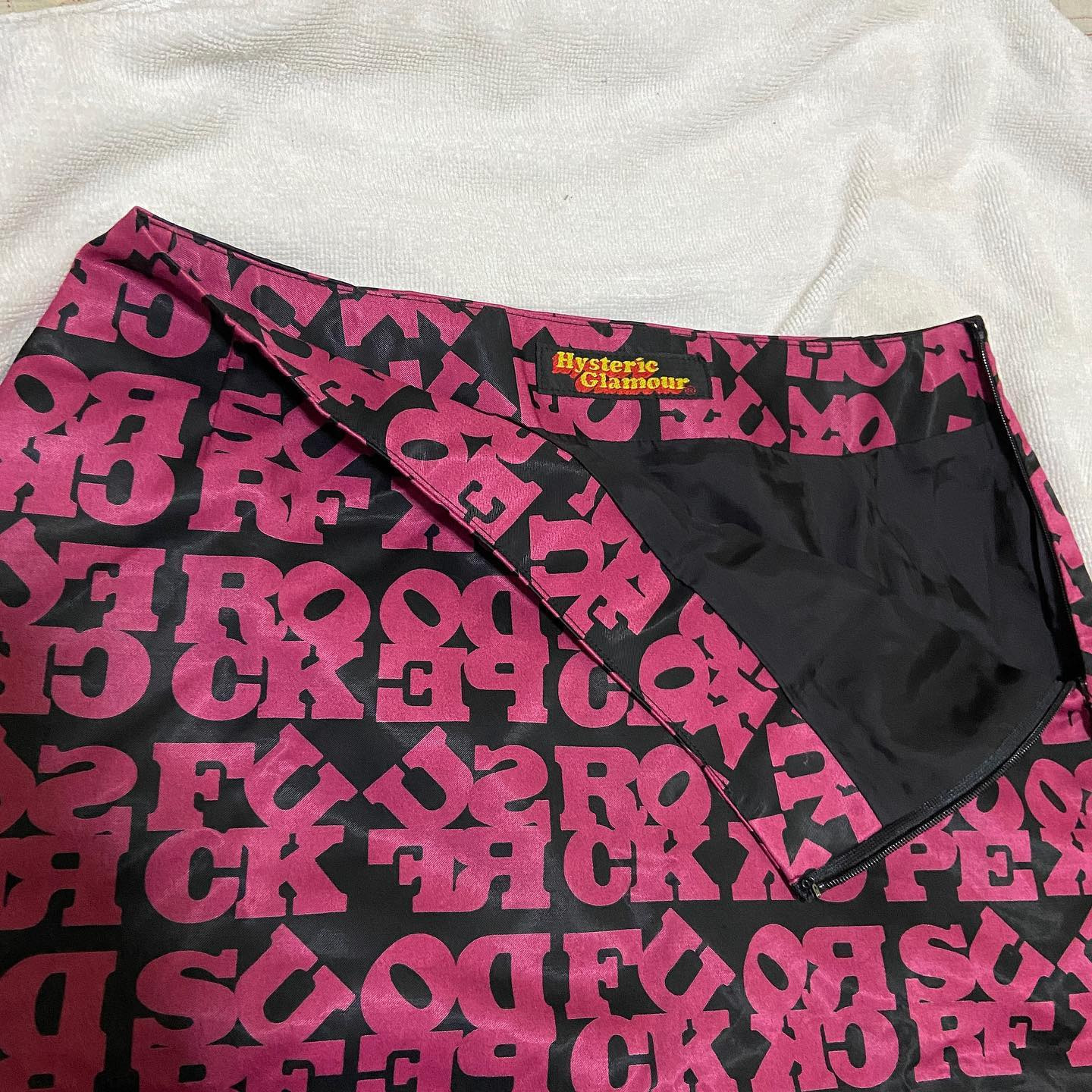 zOthers - Hysterics glamour “rock, surf, fuck, dope” skirt S - 3