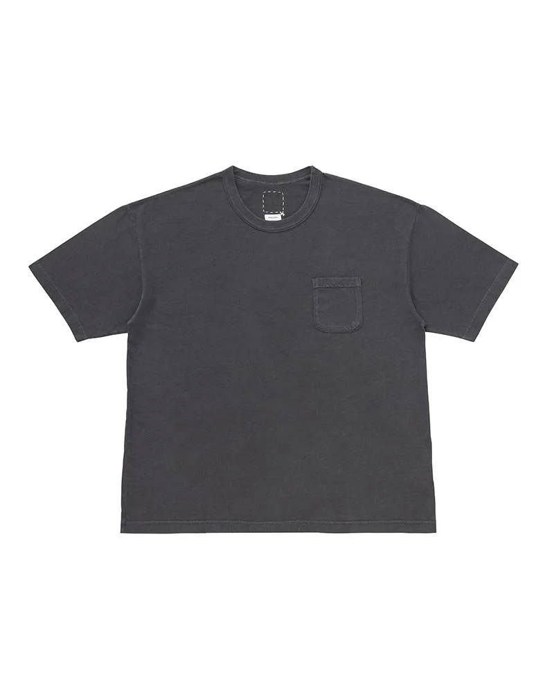 JUMBO TEE S/S DMGD (U.D.) BLACK - 1