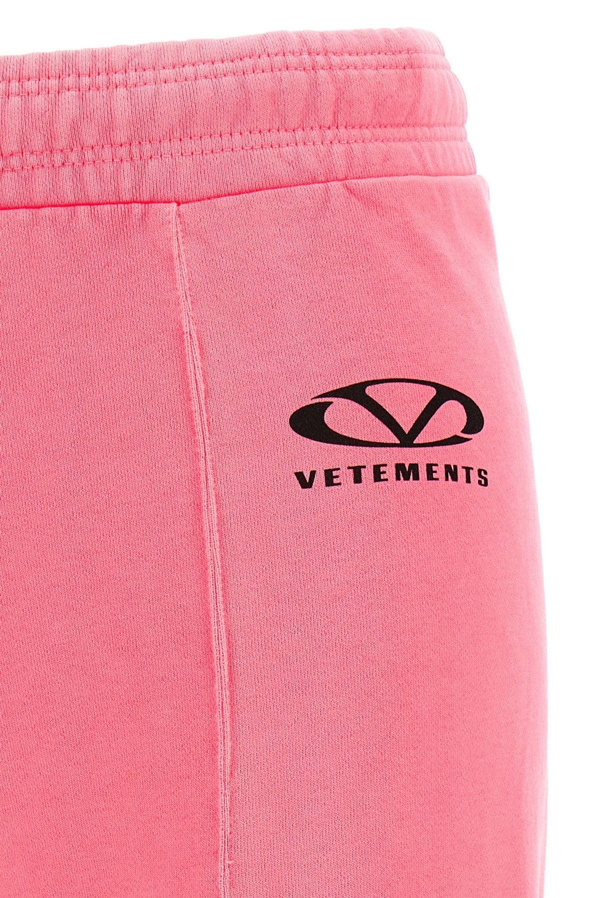 Vetements Women 'Oval Logo' Joggers - 7