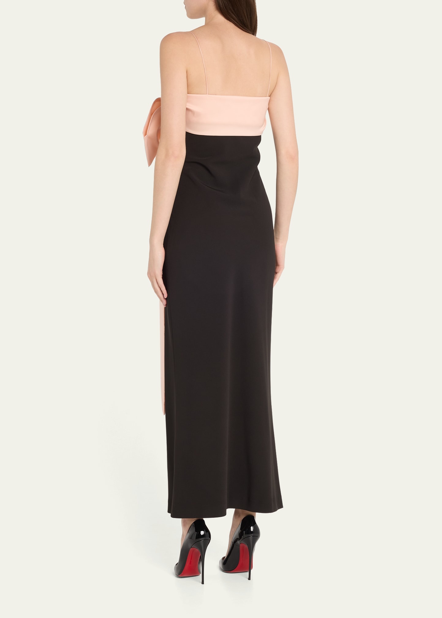 Bow Strapless Colum Gown - 3