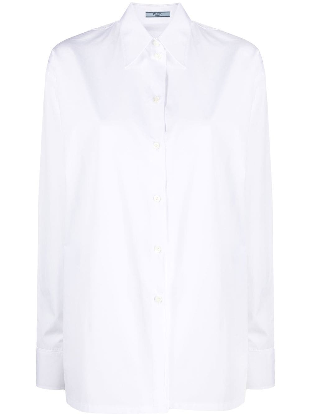 long-sleeved button-up shirt - 1