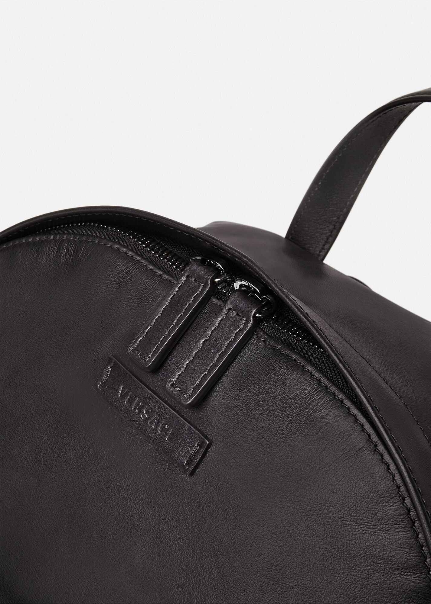 Medusa Stud Leather Backpack - 5