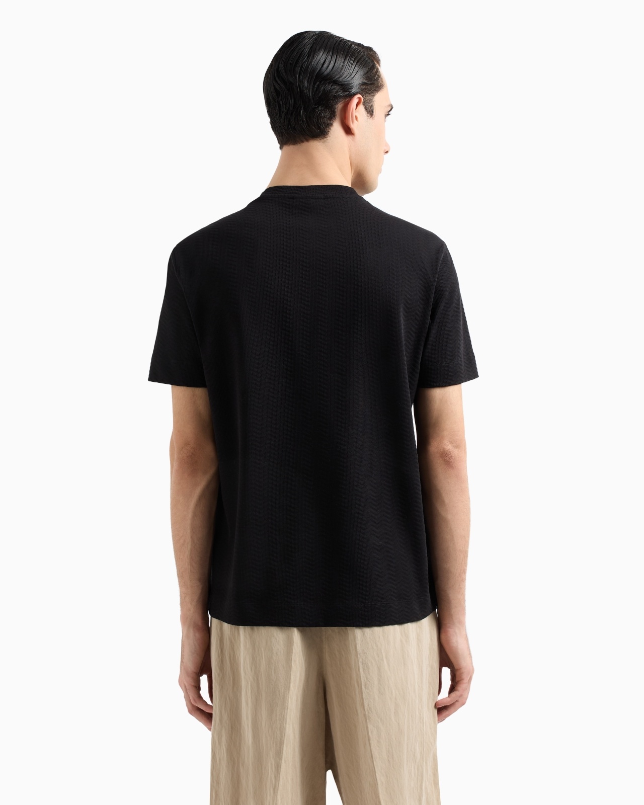 JACQUARD JERSEY T-SHIRT - 3
