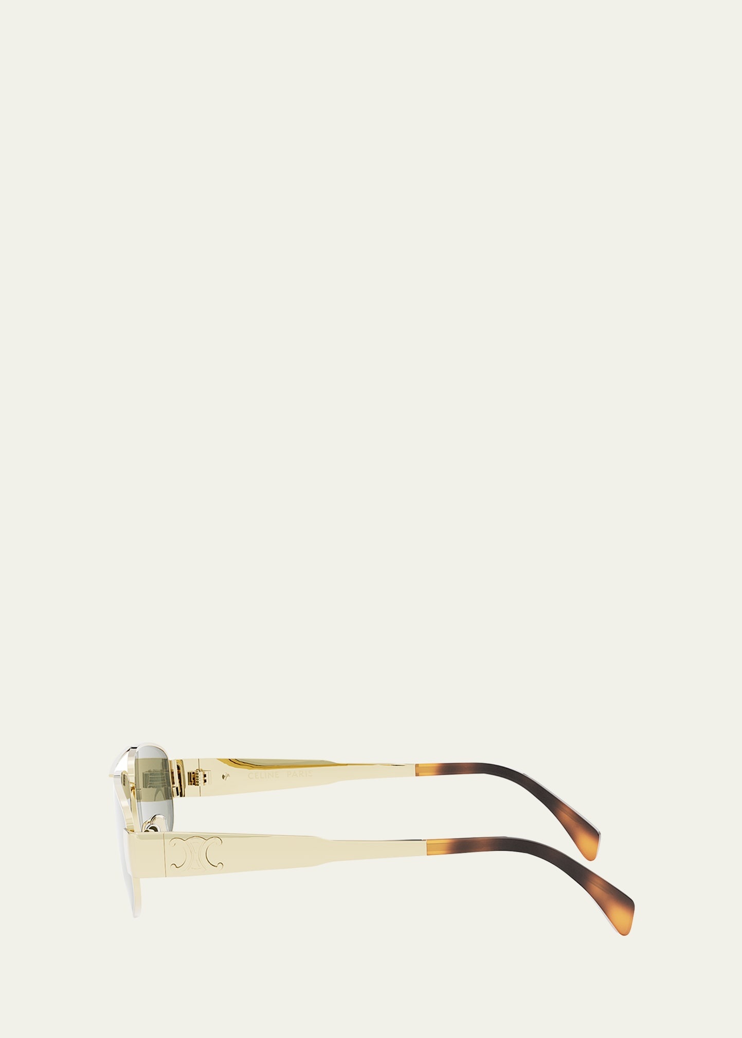 Men's Triomphe Pilot Metal Sunglasses - 3