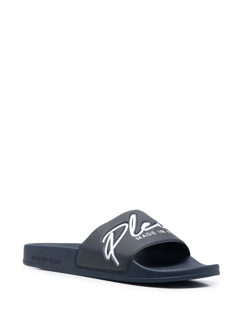PHILIPP PLEIN embossed logo slides outlook